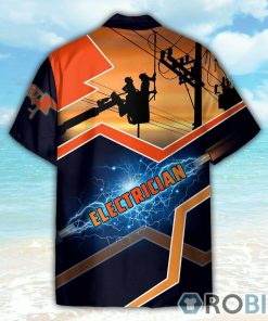 Electrician Button’s Up Shirts, Hawaiian Shirt