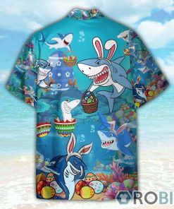 Enjoy Easter With Sharks Hawaiian Shirt