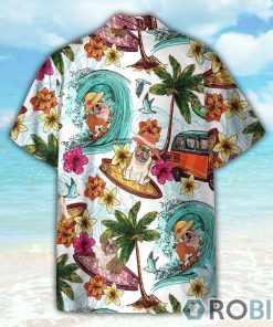 Enjoy Summer Surfing With Bull Dog Hawaiian Shirt Enjoy Summer Surfing With Bull Dog Hawaiian Shirt