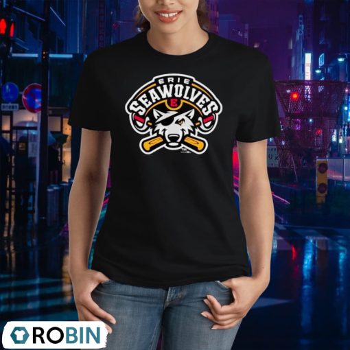 Erie Seawolves Ea Primary Logo Shirt