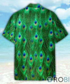 Fancy Peacock Feathers Cosplay Costume Hawaiian Shirt