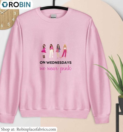 Fantastic On Wednesdays We Wear Pink Shirt, Girls T Shirt Short Sleeve