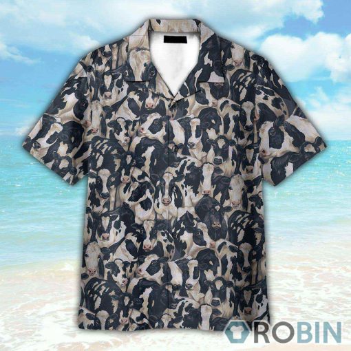 Fat Quarter Cows Farm Hawaiian Shirt