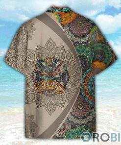 Firefighter Firre Dept Mandala Hawaiian Shirt Firefighter Firre Dept Mandala Hawaiian Shirt