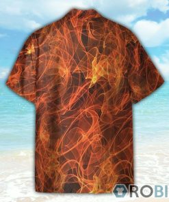 Flaming Skull Find Your Fire Hawaiian Shirt Flaming Skull Find Your Fire Hawaiian Shirt