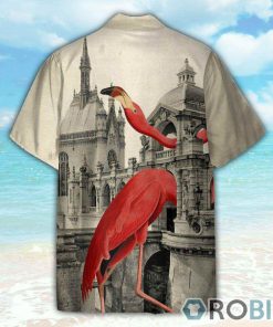 Flamingo Vintage British Style Hawaiian Shirt