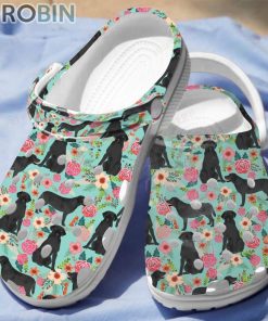 Floral Labrador Dog Crocs For Dog Love