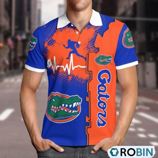 Florida Gators Heartbeat Polo Shirt, Florida Gators Fan Shirt for Sale