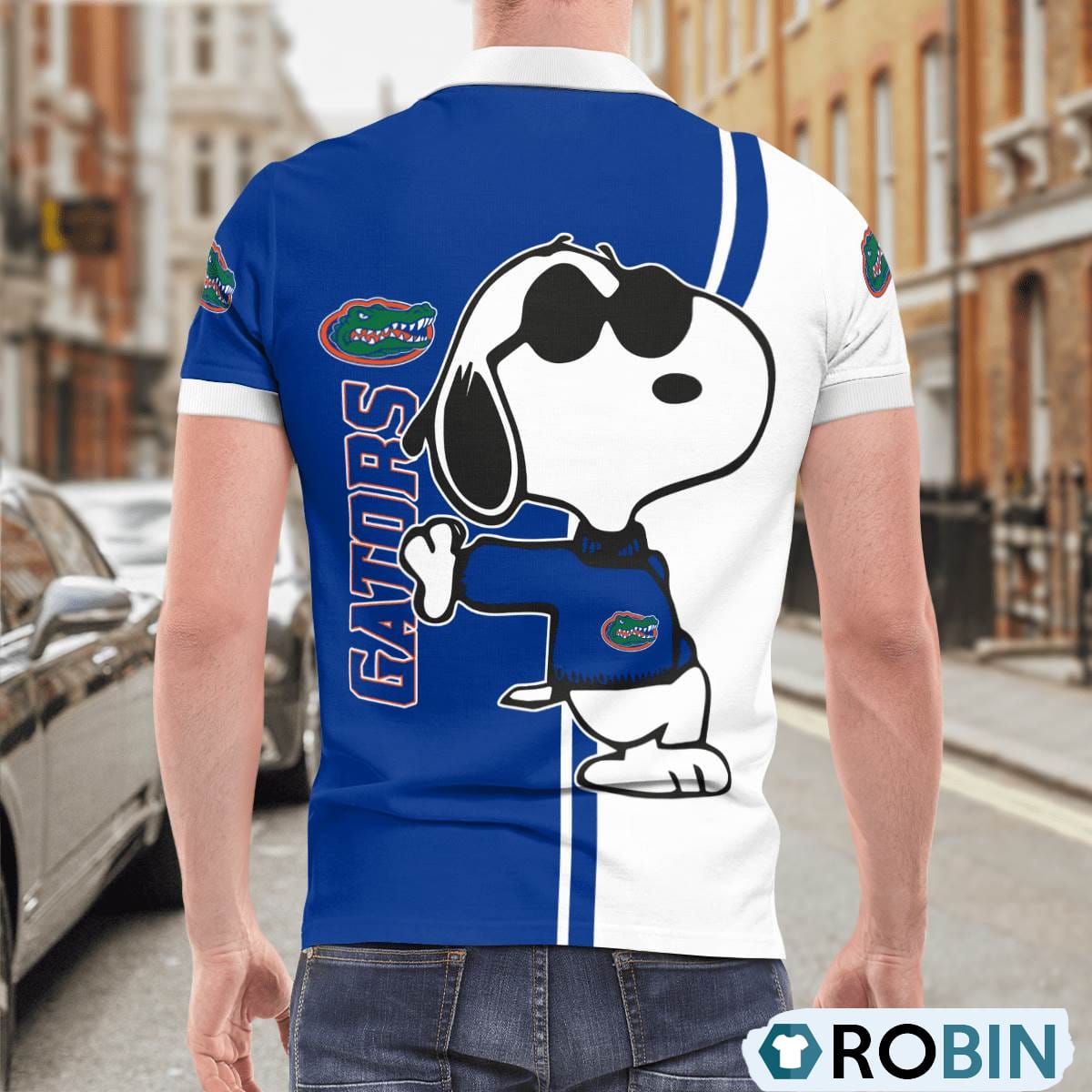Florida Gators Snoopy Polo Shirt, Florida Gators Gifts for Fans