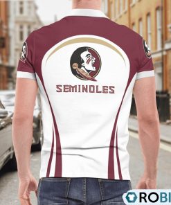 Florida State Seminoles Curve Casual Polo Shirt, Seminoles Gear Florida State Seminoles Curve Casual Polo Shirt, Seminoles Gear