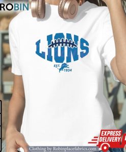 Football Nfl Lions Est 1934 Shirt