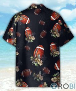 Football Tropical Button’s Up Shirts, Hawaiian Shirt