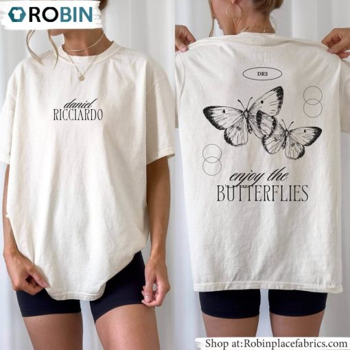 Formula One Sweatshirt , Daniel Ricciardo Enjoy The Butterfly Inspired Unisex Shirt
