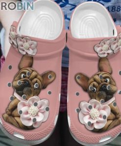 French Bulldog Beautiful Frenchie Crocs For Dog Love