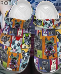 French Bulldog, Lovely Puppies Crocs For Dog Love