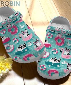French Bulldog Swimming Pool Crocs For Dog Love