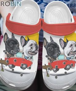 Frenchbulldog Bulldog On Camper Crocs For Dog Love