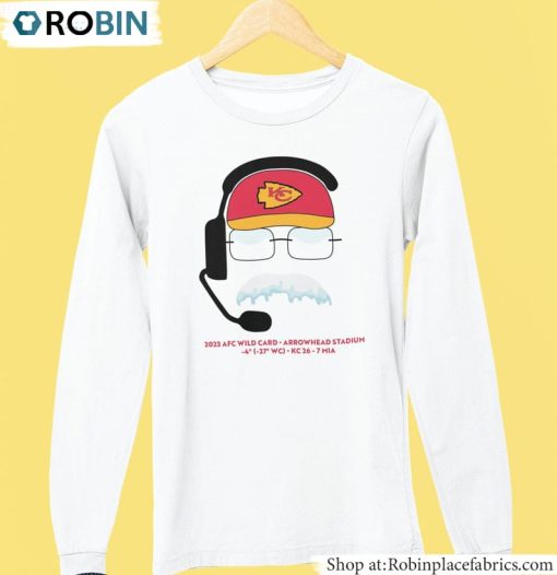 Frozen Andy Shirt, Andy Reid Mustache Short Sleeve Unisex Hoodie