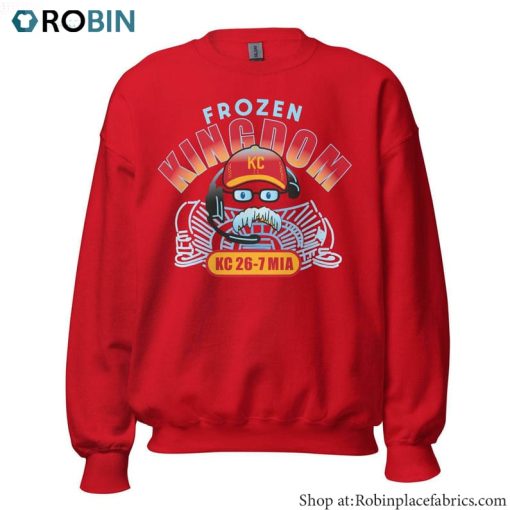 Frozen Andy Shirt, Frozen Kingdom Arrowhead Cold Game Crewneck Tee Tops