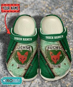 Fuchse Berlin Leather Zip Design Crocs Shoes