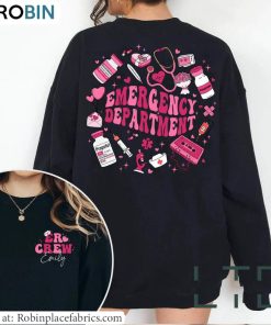Funny Emergency Department Valentine Shirt, Valentine Hoodie, Sweatshirt Unisex