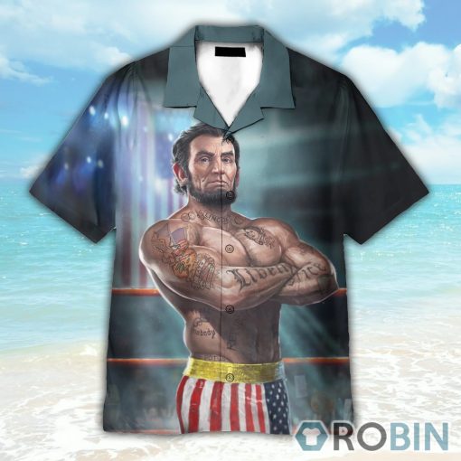 Funny President MMAbe Lincoln Hawaiian Shirt
