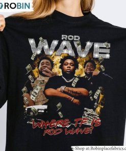 Funny Rod Wave Shirt, Rap Music Loose Fit Nervous Humor T Shirt Tee Tops