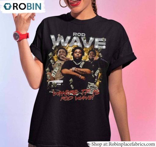 Funny Rod Wave Shirt, Rap Music Loose Fit Nervous Humor T Shirt Tee Tops