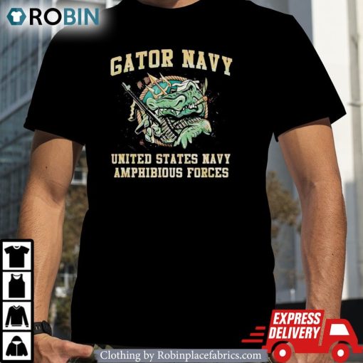 Gator Vavy United States Navy Amphibious Forces Shirt