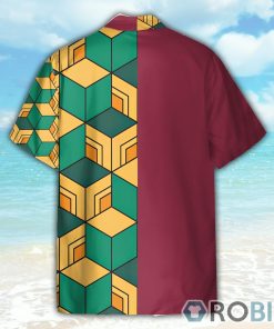 Giyu Tomioka Demon Slayer Cosplay Costume Hawaiian Shirt