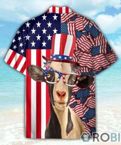 Goat 4th July Idependence Day Hawaiian Shirt