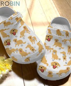 Golden Retriever Dog Crocs For Dog Love