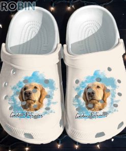 Golden Retriever Dog Cute Crocs For Dog Love