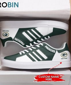 Green Bay Packers Custom Name Stan Smith Sneakers Green Bay Packers Custom Name Stan Smith Sneakers