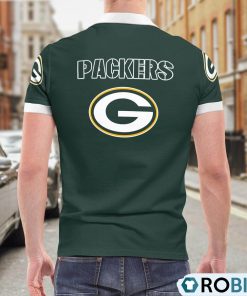 Green Bay Packers Heartbeat Polo Shirt, Green Bay Packers Unique Gifts
