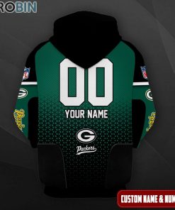 Green Bay Packers Polygon Pattern Design 3D Hoodie