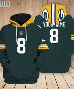 Green Bay Packers Teams Hoodie Custom Name and Number