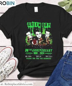 Green Day 38th Anniversary Sweater, Green Day Dookie Shirt Short Sleeve