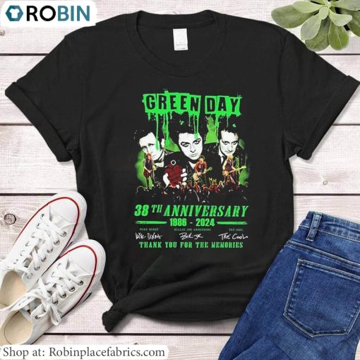 Green Day 38th Anniversary Sweater, Green Day Dookie Shirt Short Sleeve
