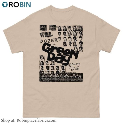 Green Day Flyer T Shirt , Green Day Dookie Shirt Unisex Hoodie