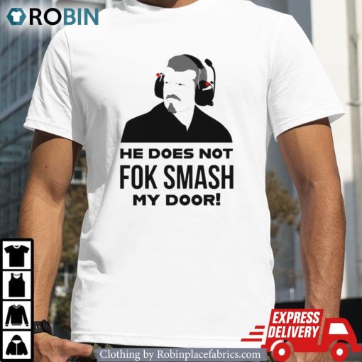 Gunther Steiner Fok Smash Door Shirt