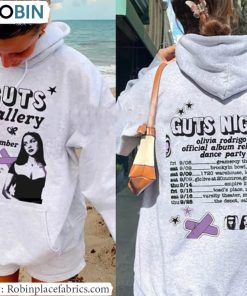 Guts Album Olivia Tour T Shirt, Olivia Rodrigo Shirt Sweater