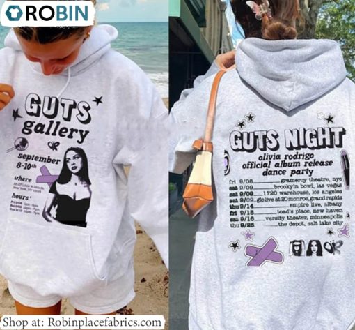 Guts Album Olivia Tour T Shirt, Olivia Rodrigo Shirt Sweater