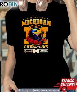 Hail To The Victor Michigan Wolverines 2024 Champions Helmet Shirt Hail To The Victor Michigan Wolverines 2024 Champions Helmet Shirt