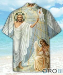 Happy Easter Sunday Jesus Is Risen Christians Hawaiian Shirt