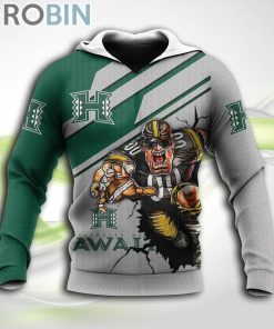 Hawaii Rainbow Warriors NCAA Hoodie American Football