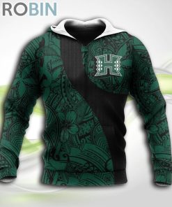 Hawaii Rainbow Warriors NCAA Hoodie Polynesian