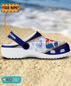 HBW Balingen-Weilstetten Leather Zip Design Crocs Shoes