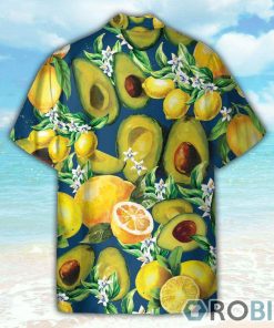 Hello Summer, Avocado And Lemon Fruits Hawaiian Shirt