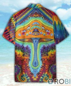 Hippie Magic Mushroom Colorful Hawaiian Shirt